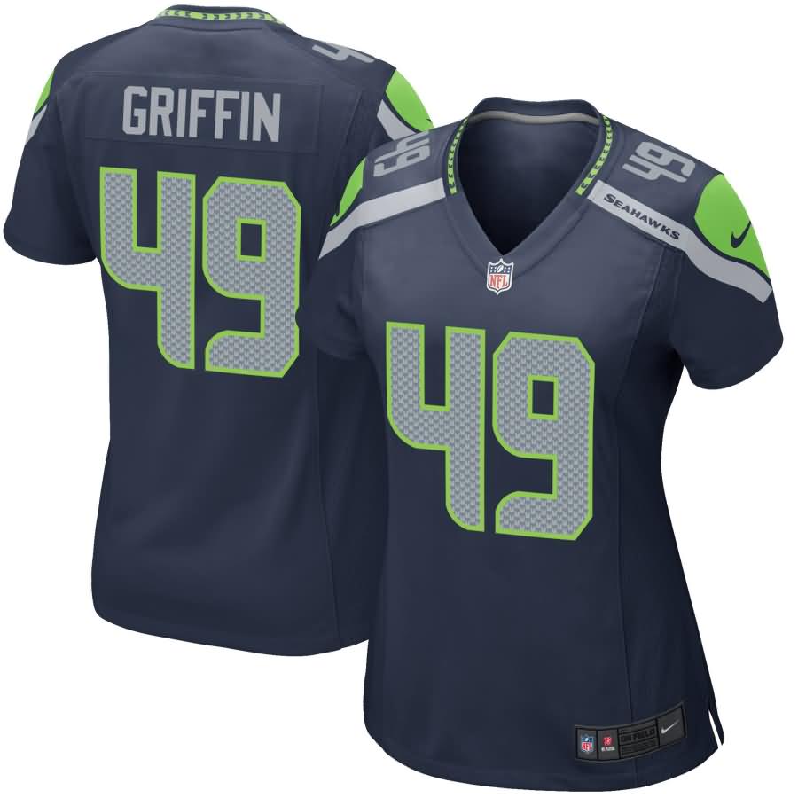 Shaquem Griffin Seattle Seahawks Nike Women's 2018 NFL Draft Pick Game Jersey - Navy