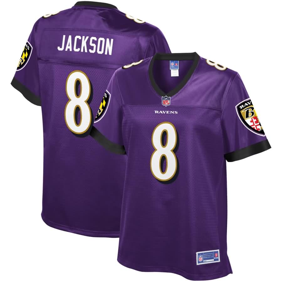 Lamar Jackson Baltimore Ravens NFL Pro Line Women's Player Jersey - Purple