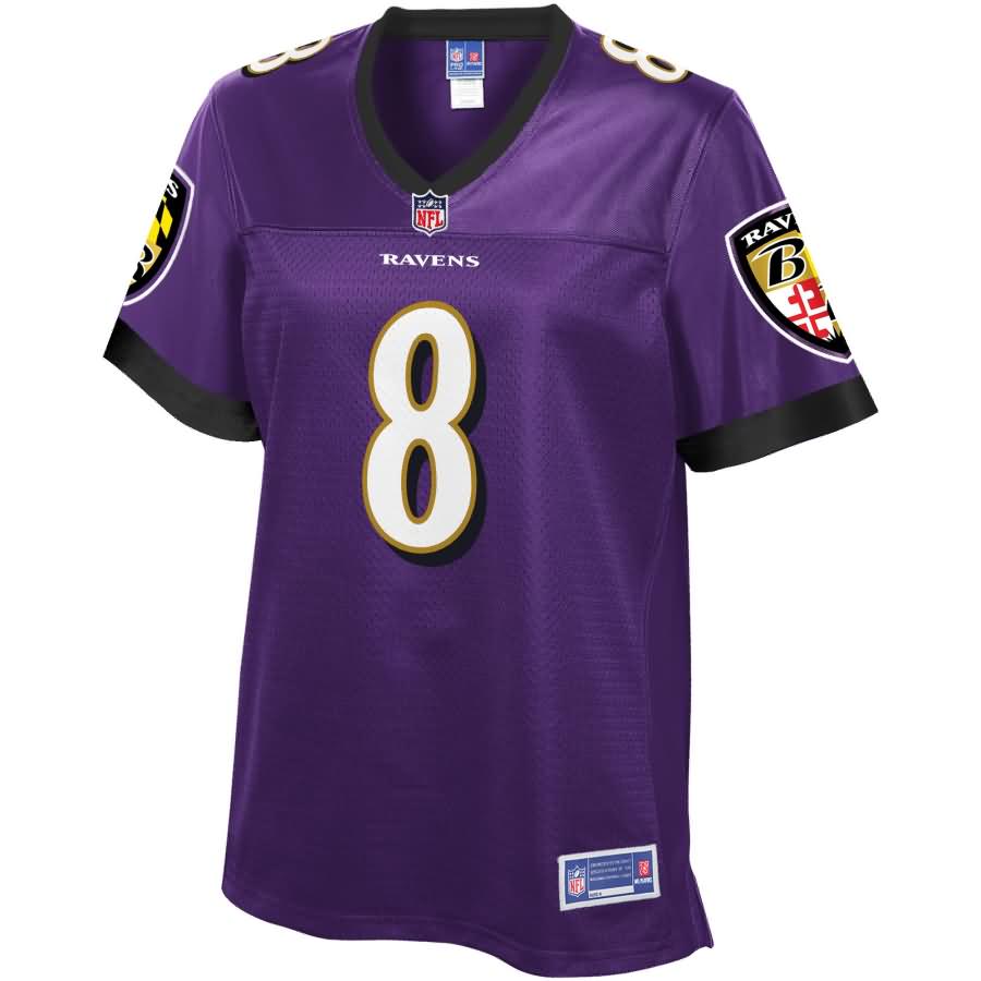 Lamar Jackson Baltimore Ravens NFL Pro Line Women's Player Jersey - Purple