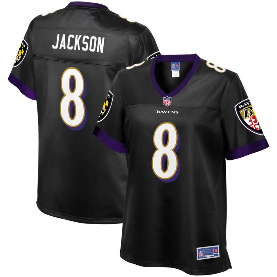 Lamar Jackson Baltimore Ravens NFL Pro Line Women's Alternate Player Jersey - Black