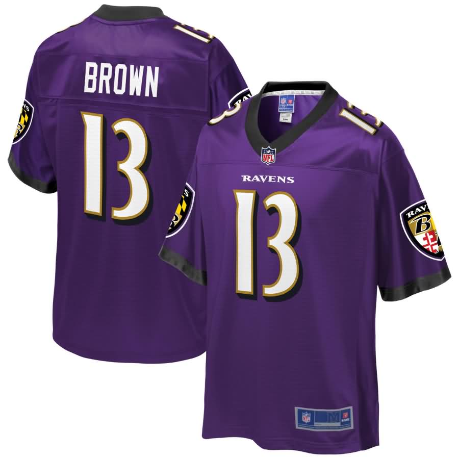 John Brown Baltimore Ravens NFL Pro Line Player Jersey - Purple