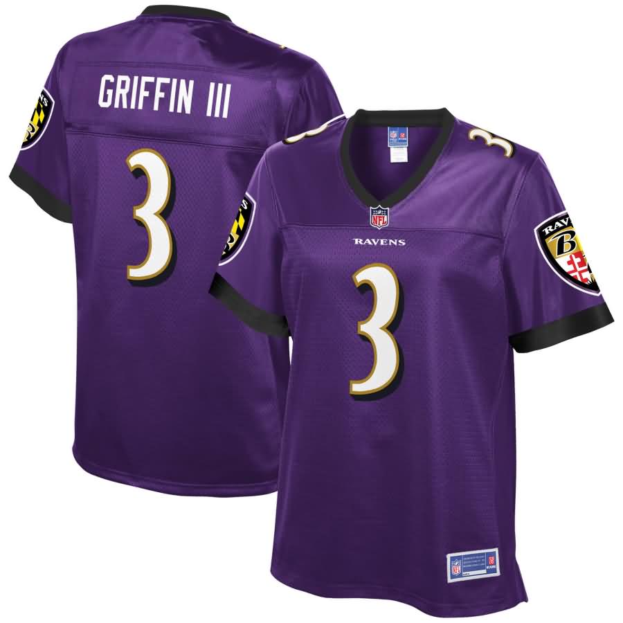 Robert Griffin III Baltimore Ravens NFL Pro Line Women's Player Jersey - Purple