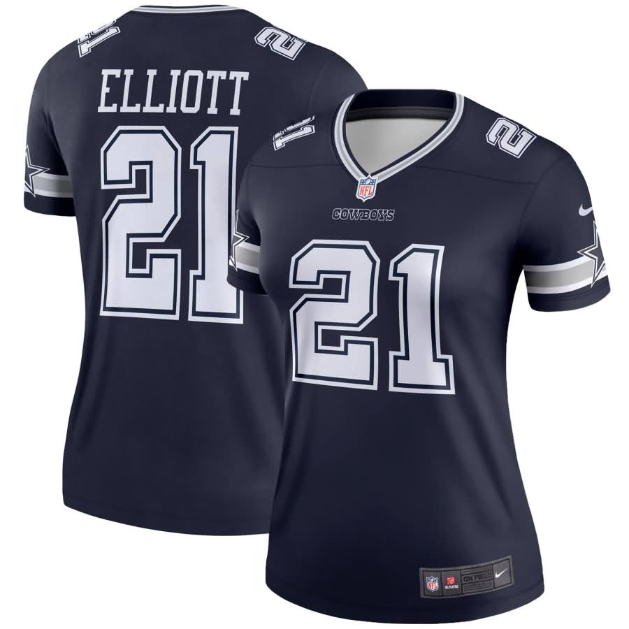 Ezekiel Elliott Dallas Cowboys Nike Women's Legend Jersey - Navy