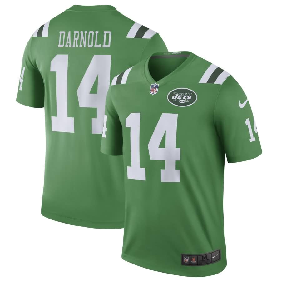 Sam Darnold Nike New York Jets Color Rush Legend Jersey - Green