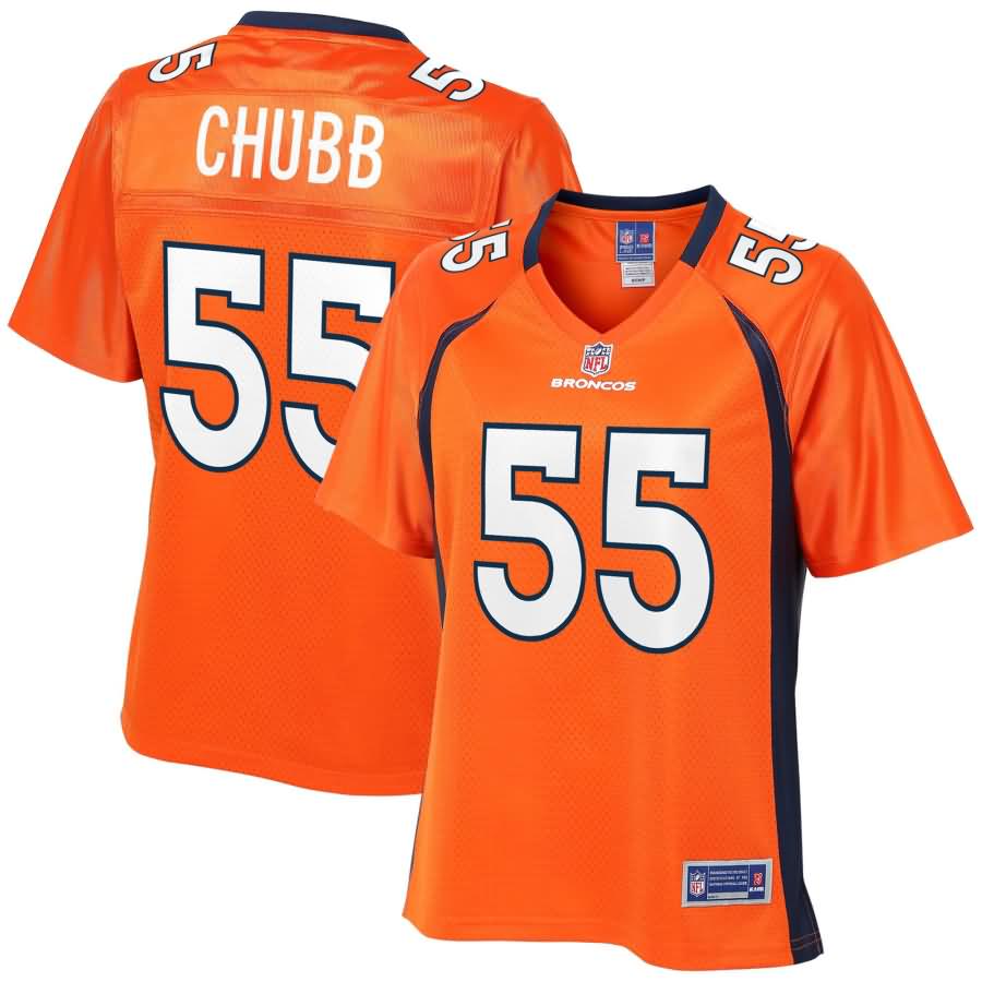 Bradley Chubb Denver Broncos NFL Pro Line Women's Player Jersey - Orange