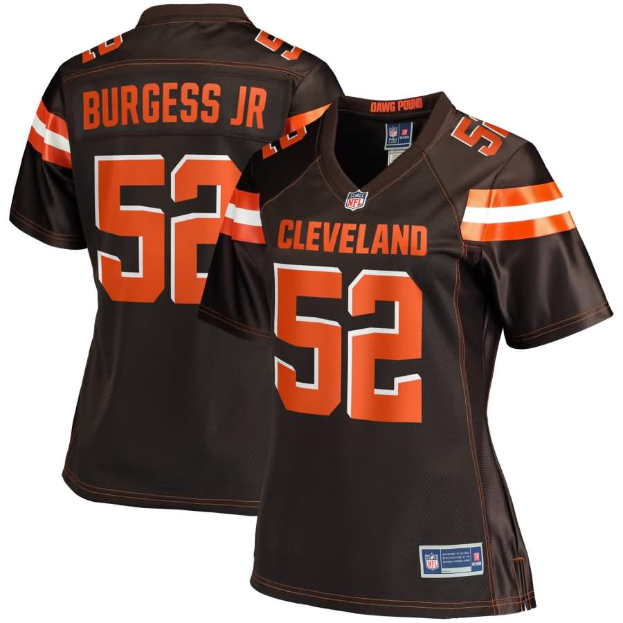 James Burgess Cleveland Browns NFL Pro Line Women's Team Color Player Jersey - Brown