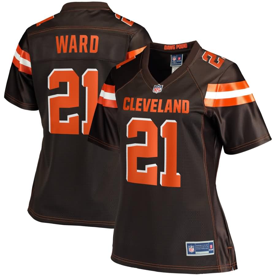 Denzel Ward Cleveland Browns NFL Pro Line Women's Team Color Player Jersey - Brown