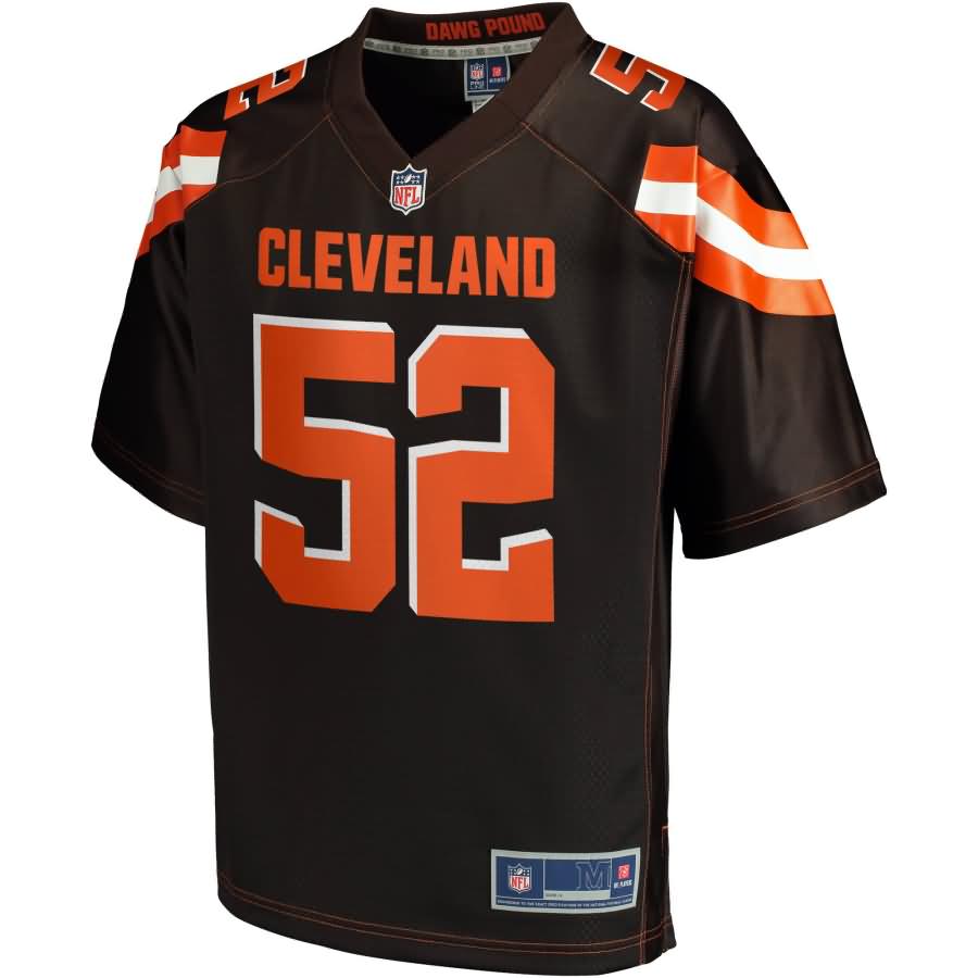 James Burgess Cleveland Browns NFL Pro Line Youth Team Color Player Jersey - Brown