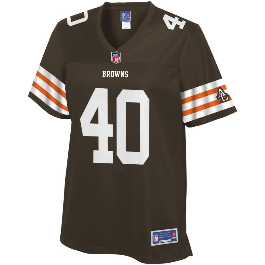 Danny Vitale Cleveland Browns NFL Pro Line Women's Historic Logo Player Jersey - Brown