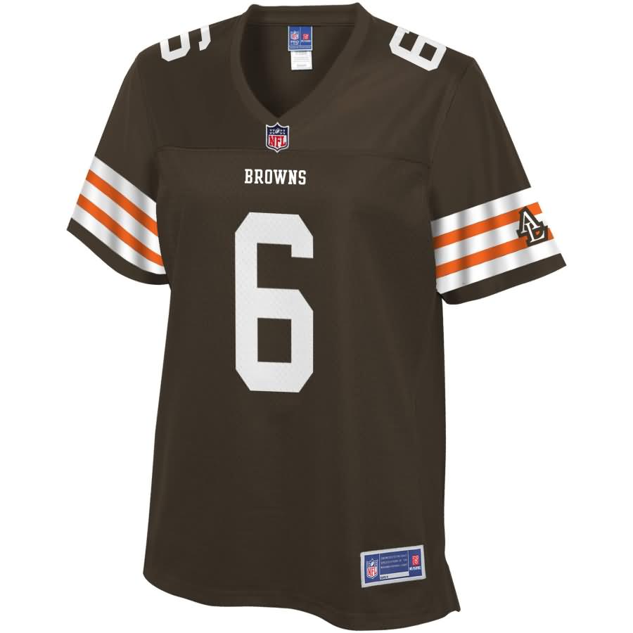 Baker Mayfield Cleveland Browns NFL Pro Line Women's Historic Logo Player Jersey - Brown