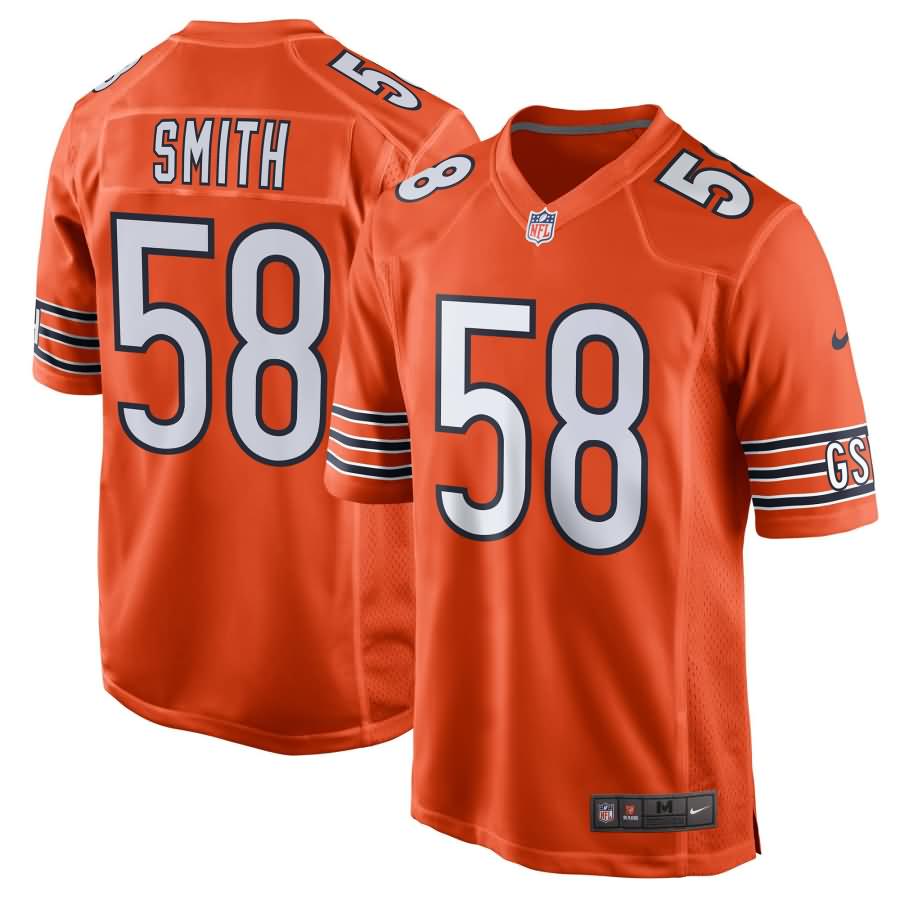 Roquan Smith Chicago Bears Nike Alternate Game Jersey - Orange