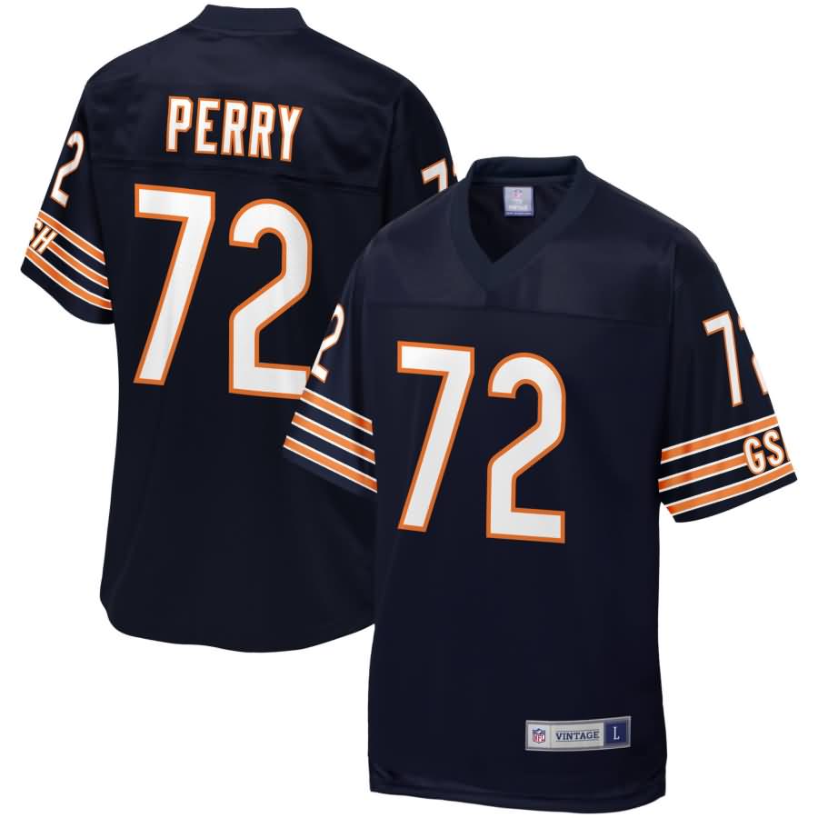 William Perry Chicago Bears NFL Pro Line Retired Team Player Jersey - Navy
