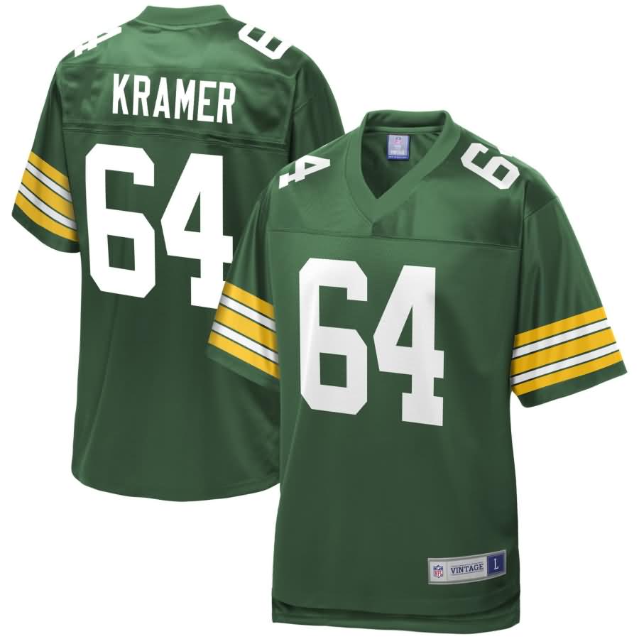 Jerry Kramer Green Bay Packers NFL Pro Line Retired Team Player Jersey - Green