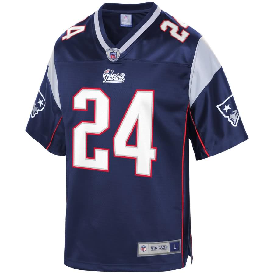 Ty Law New England Patriots NFL Pro Line Retired Team Player Jersey - Navy