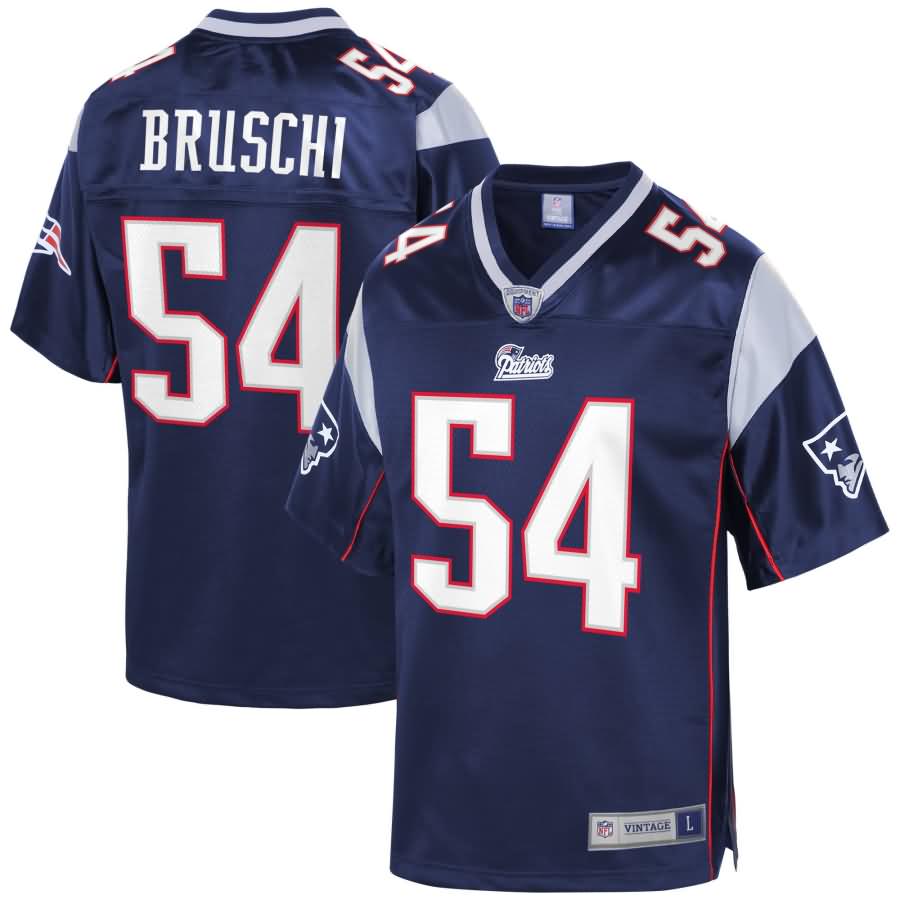 Tedy Bruschi New England Patriots NFL Pro Line Retired Team Player Jersey - Navy