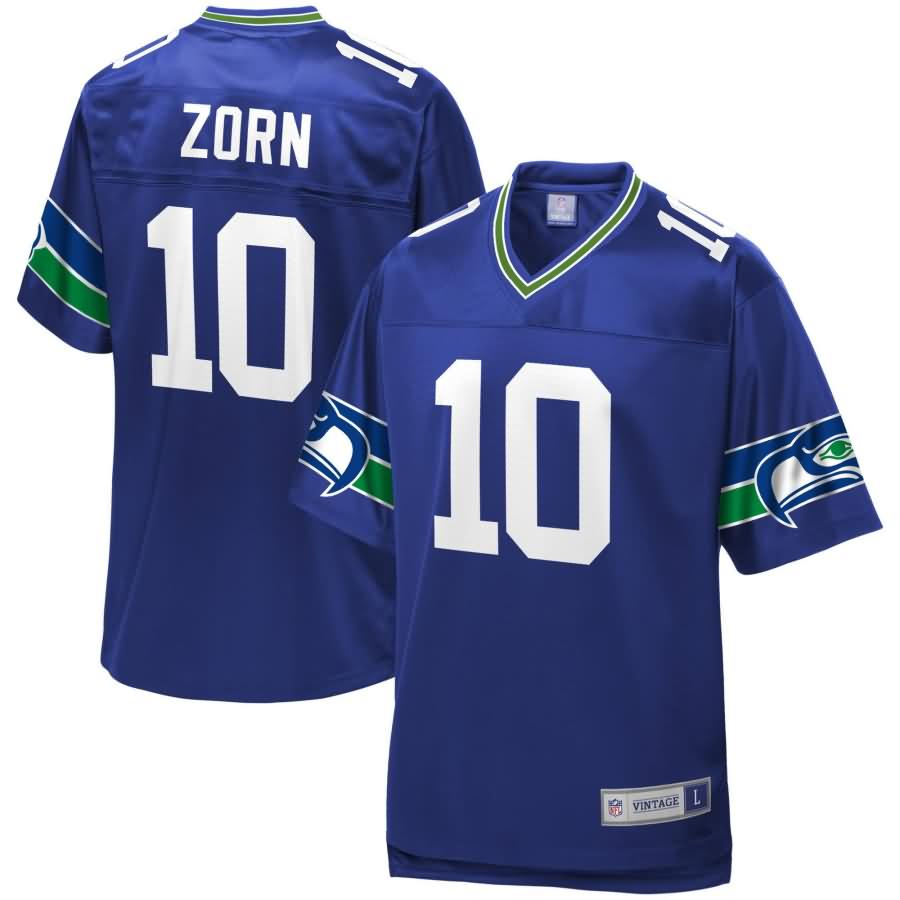 Jim Zorn Seattle Seahawks NFL Pro Line Retired Team Player Jersey - Royal