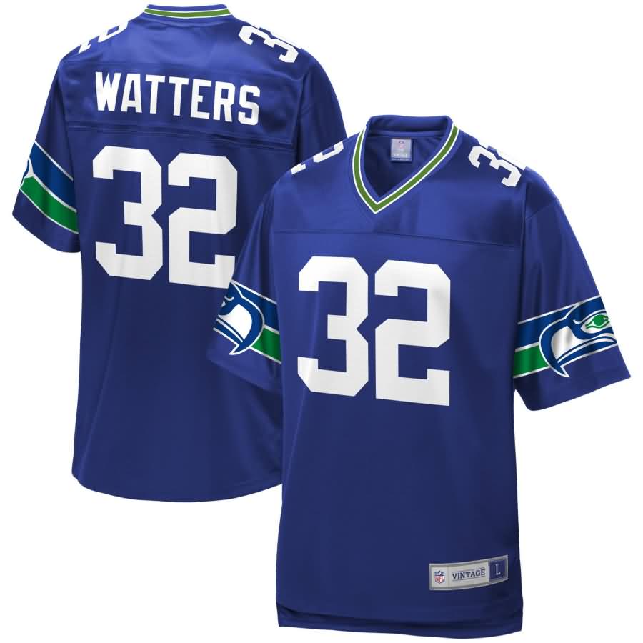 Ricky Watters Seattle Seahawks NFL Pro Line Retired Team Player Jersey - Royal