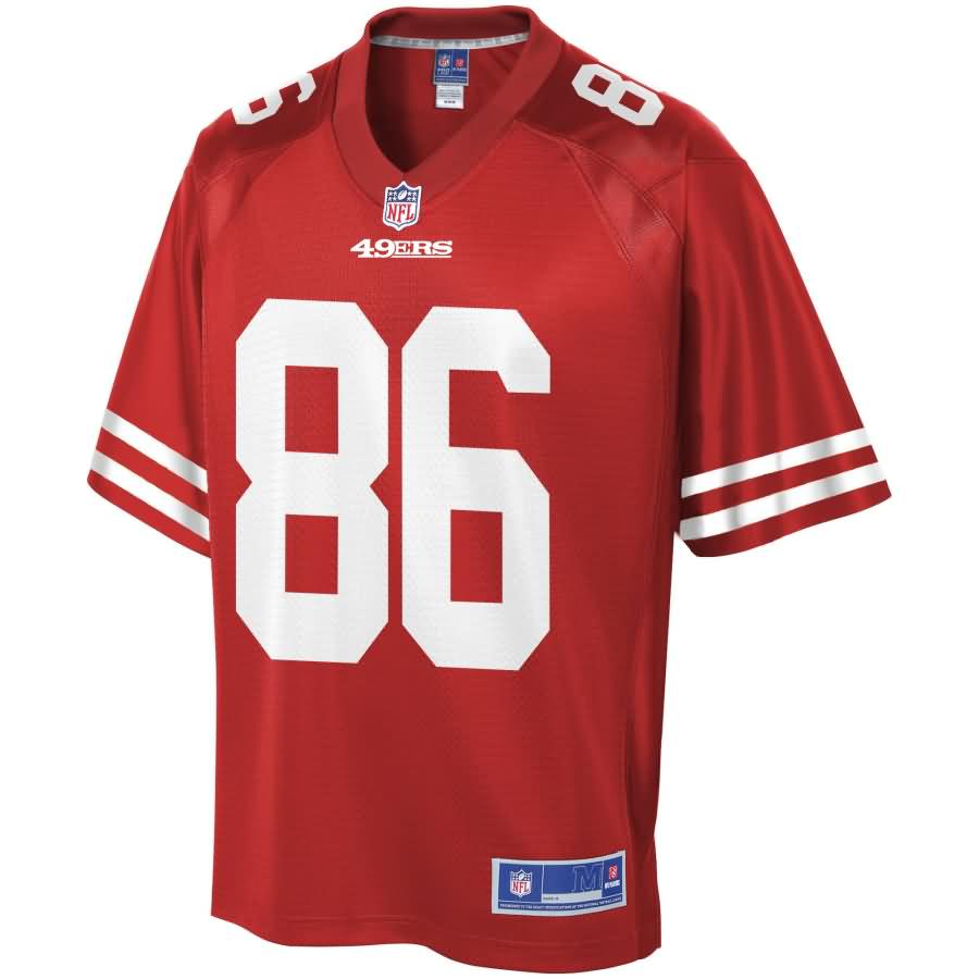 Kyle Nelson San Francisco 49ers NFL Pro Line Team Player Jersey - Scarlet
