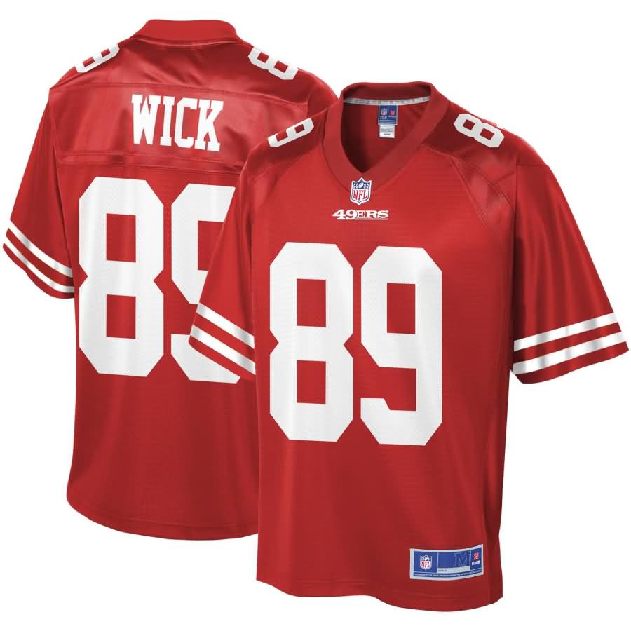Cole Wick San Francisco 49ers NFL Pro Line Team Player Jersey - Scarlet