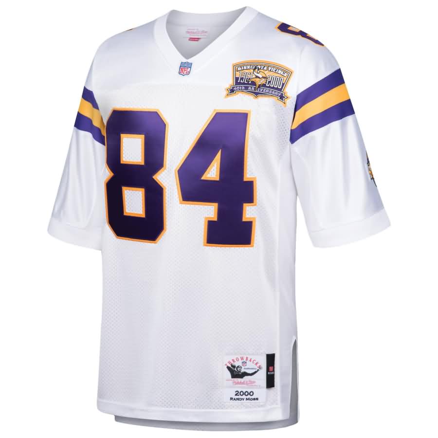 Randy Moss Minnesota Vikings Mitchell & Ness 2000 Authentic Retired Player Jersey - White