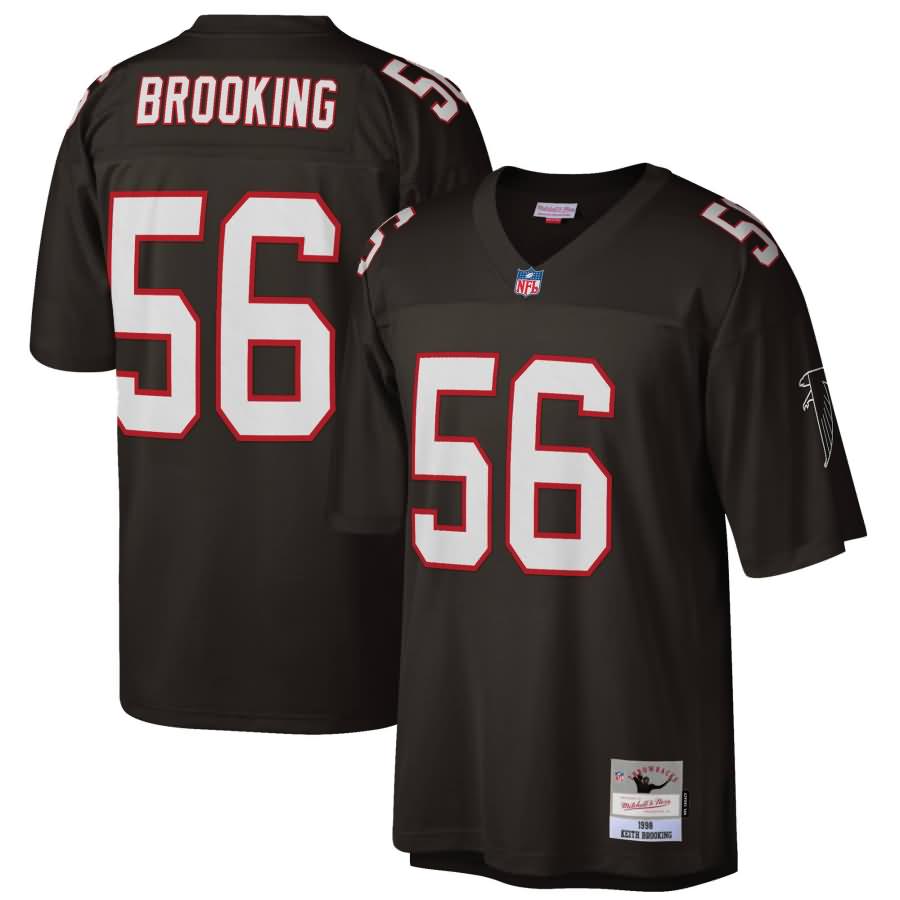 Keith Brooking Atlanta Falcons Mitchell & Ness 1998 Retired Player Replica Jersey - Black