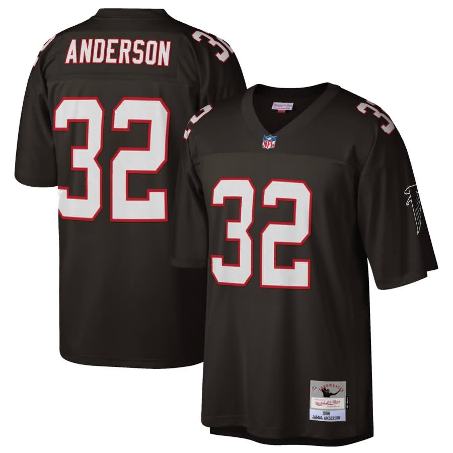 Jamal Anderson Atlanta Falcons Mitchell & Ness 1998 Retired Player Replica Jersey - Black