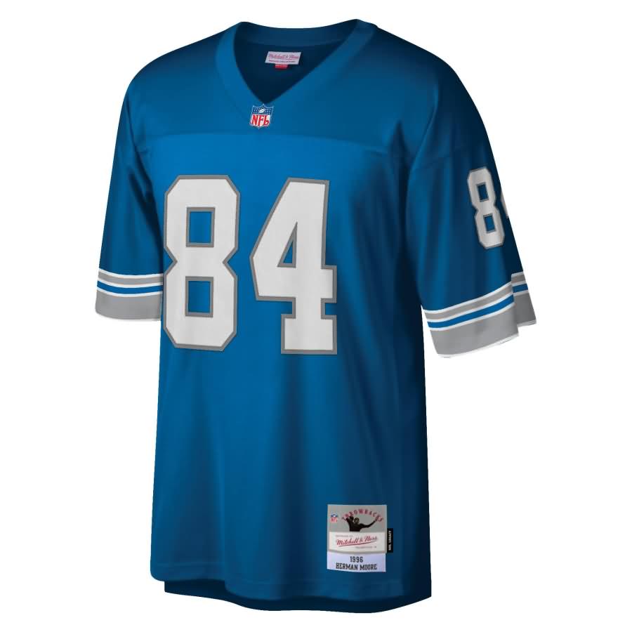 Herman Moore Detroit Lions Mitchell & Ness 1996 Retired Player Replica Jersey - Blue