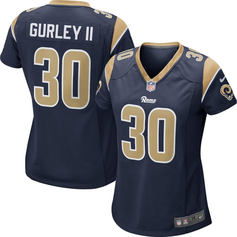 Todd Gurley II Los Angeles Rams Nike Women's Player Game Jersey - Navy