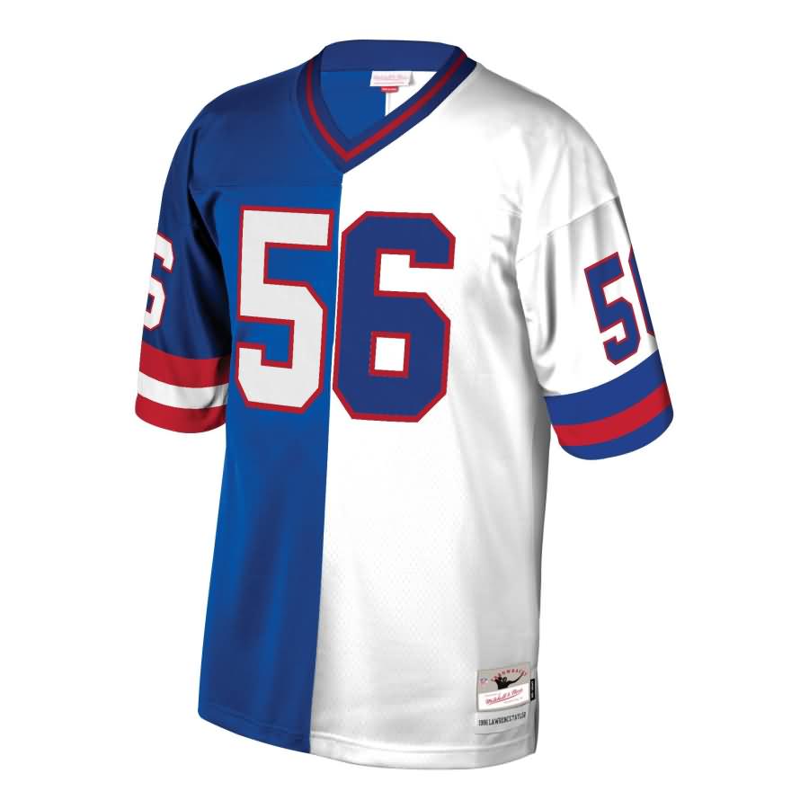 Lawrence Taylor New York Giants Mitchell & Ness Retired Player Split Replica Jersey - Royal/White