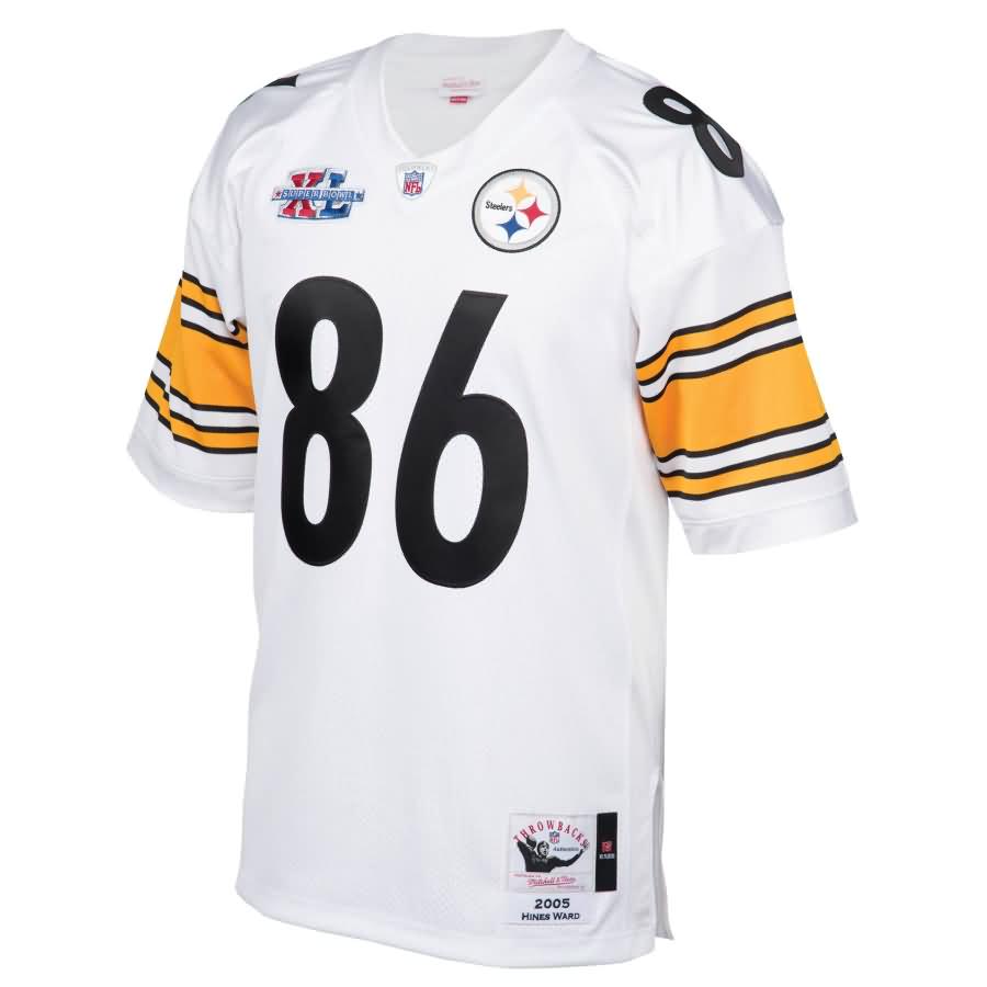 Hines Ward Pittsburgh Steelers Mitchell & Ness 2005 Authentic Retired Player Jersey - White