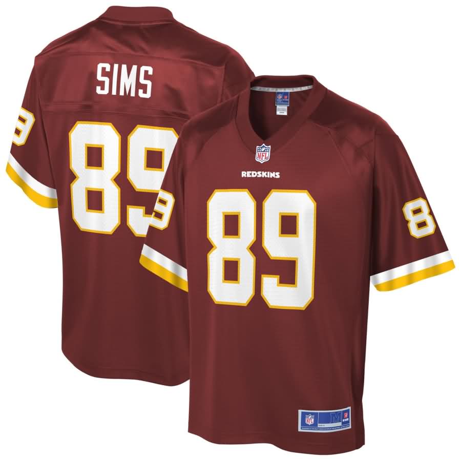 Cam Sims Washington Redskins NFL Pro Line Player Jersey - Burgundy