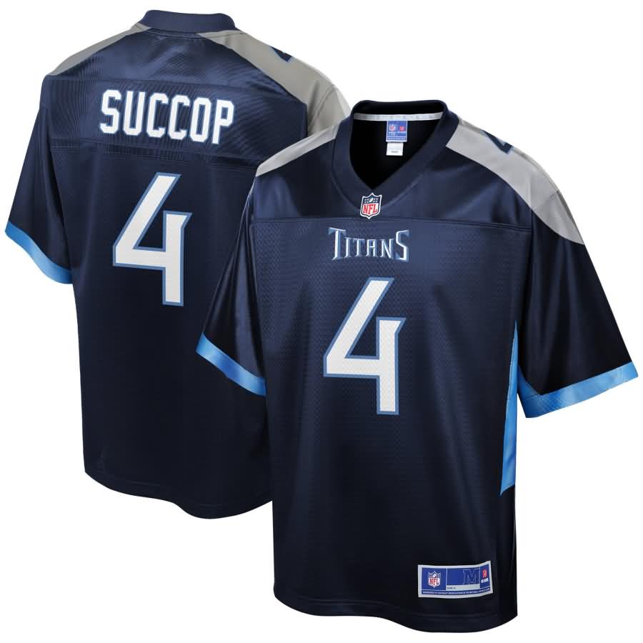 Ryan Succop Tennessee Titans NFL Pro Line Team Player Jersey - Navy