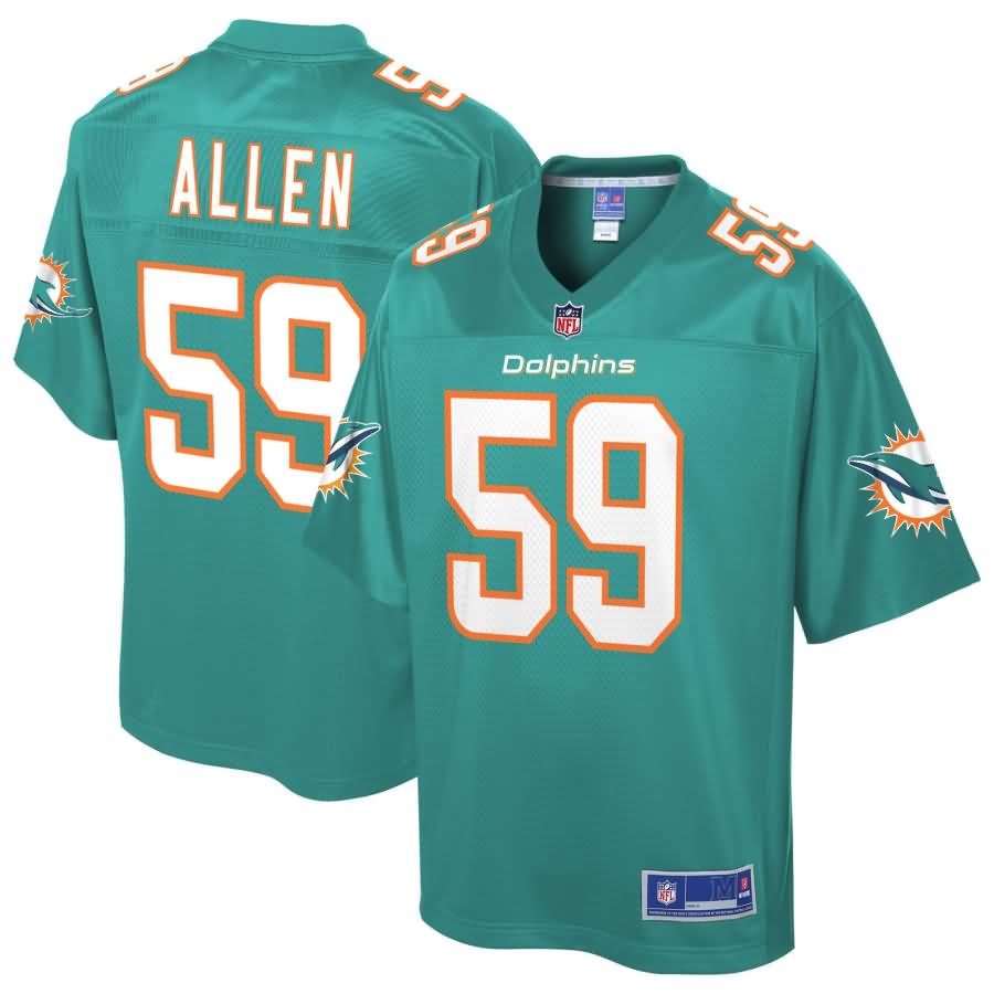 Chase Allen Miami Dolphins NFL Pro Line Team Player Jersey - Aqua