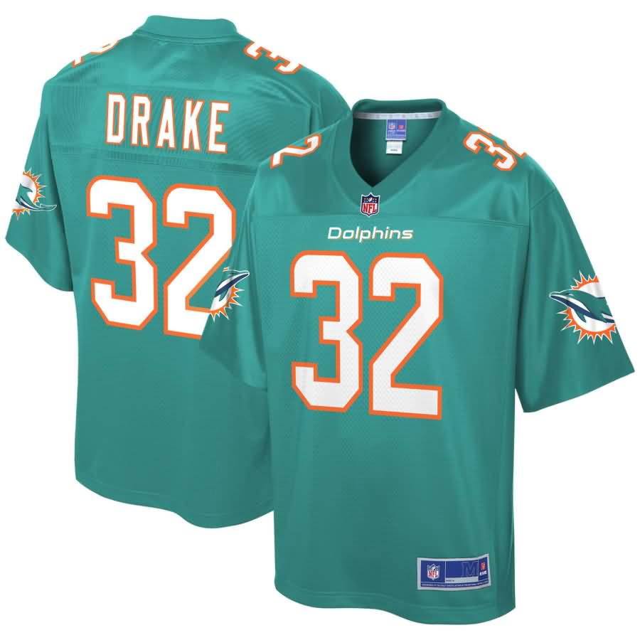 Kenyan Drake Miami Dolphins NFL Pro Line Team Player Jersey - Aqua