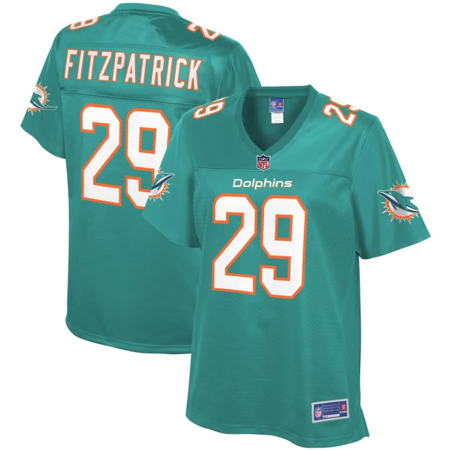 Minkah Fitzpatrick Miami Dolphins NFL Pro Line Women's Team Player Jersey - Aqua
