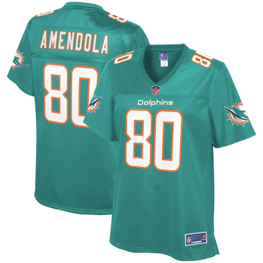 Danny Amendola Miami Dolphins NFL Pro Line Women's Team Player Jersey - Aqua