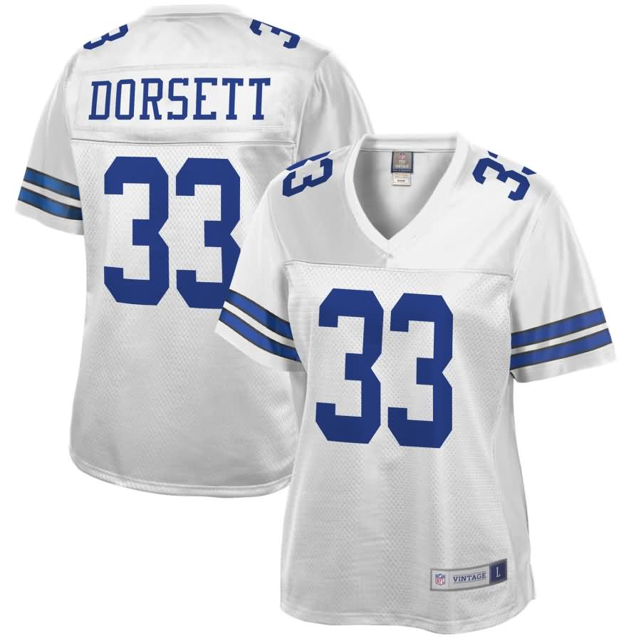 Tony Dorsett Dallas Cowboys NFL Pro Line Women's Retired Player Jersey - White