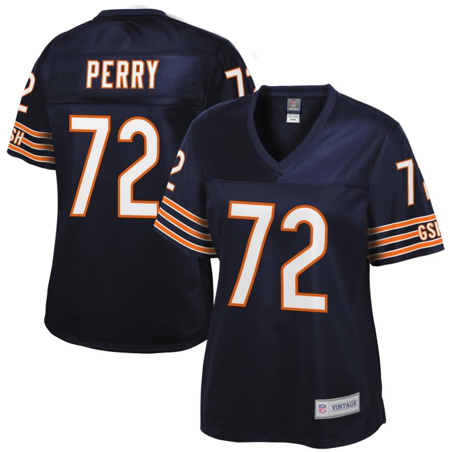 William Perry Chicago Bears NFL Pro Line Women's Retired Player Jersey - Navy
