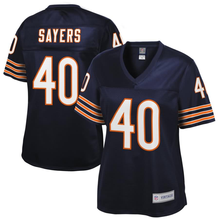 Gale Sayers Chicago Bears NFL Pro Line Women's Retired Player Jersey - Navy