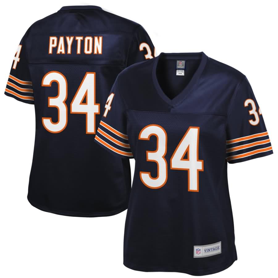 Walter Payton Chicago Bears NFL Pro Line Women's Retired Player Jersey - Navy