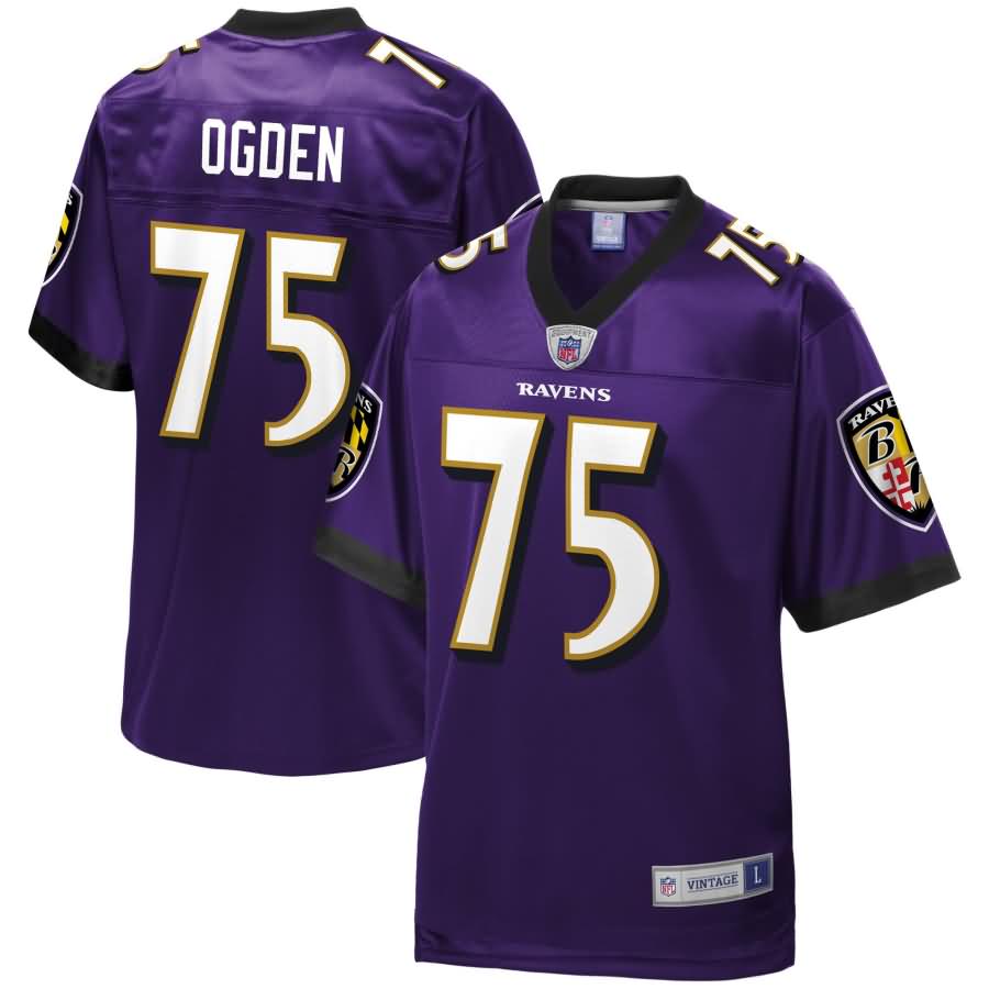 Jonathan Ogden Baltimore Ravens NFL Pro Line Retired Player Jersey - Purple