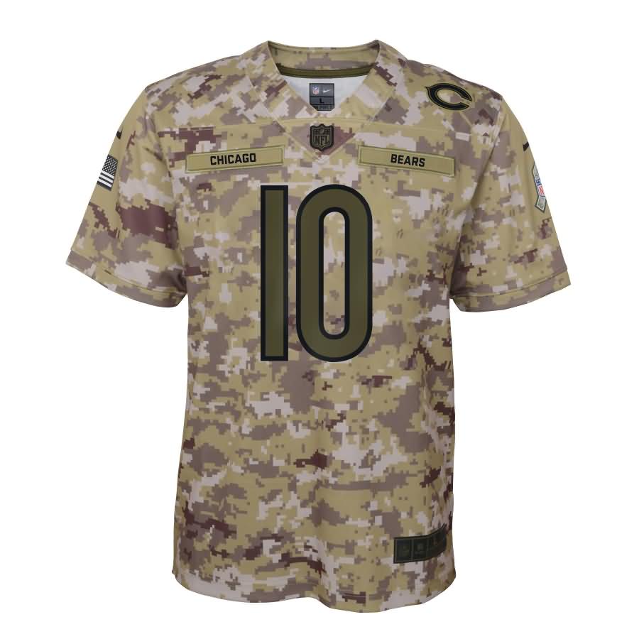 Mitchell Trubisky Chicago Bears Nike Youth Salute to Service Game Jersey - Camo