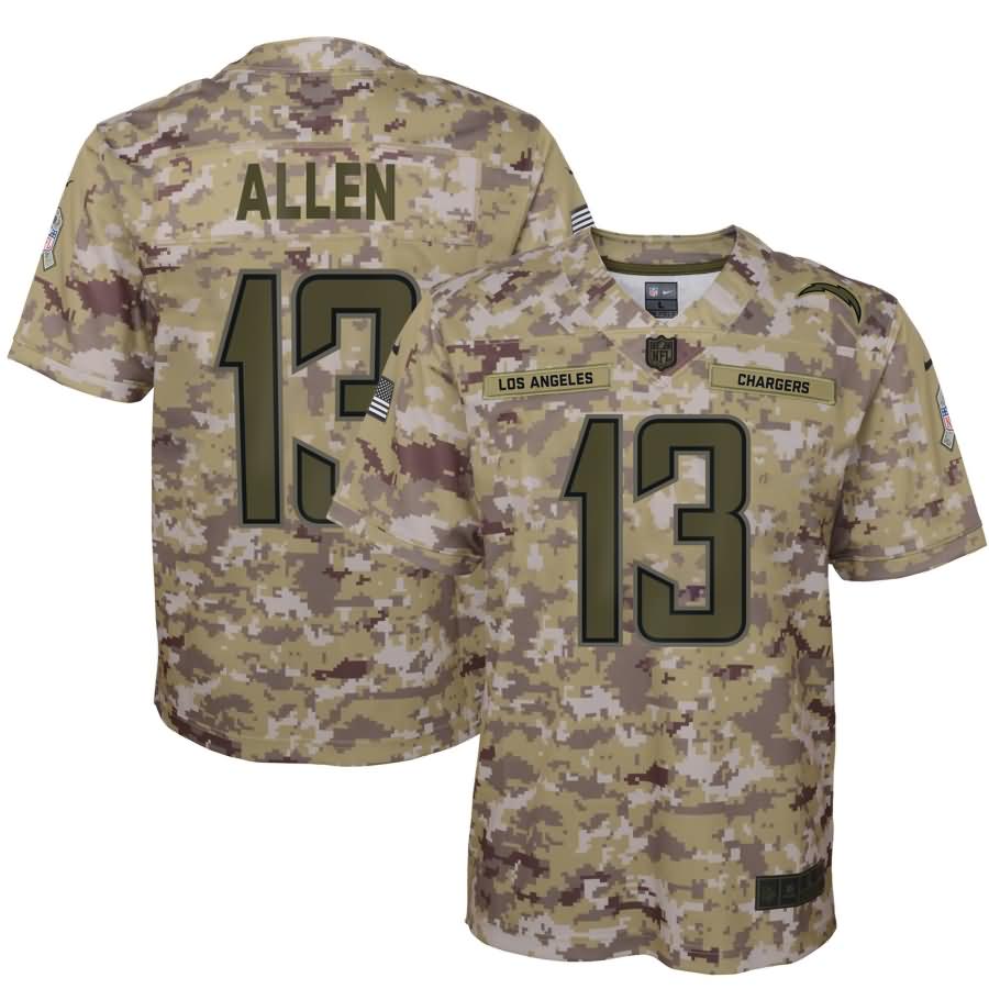 Keenan Allen Los Angeles Chargers Nike Youth Salute to Service Game Jersey - Camo