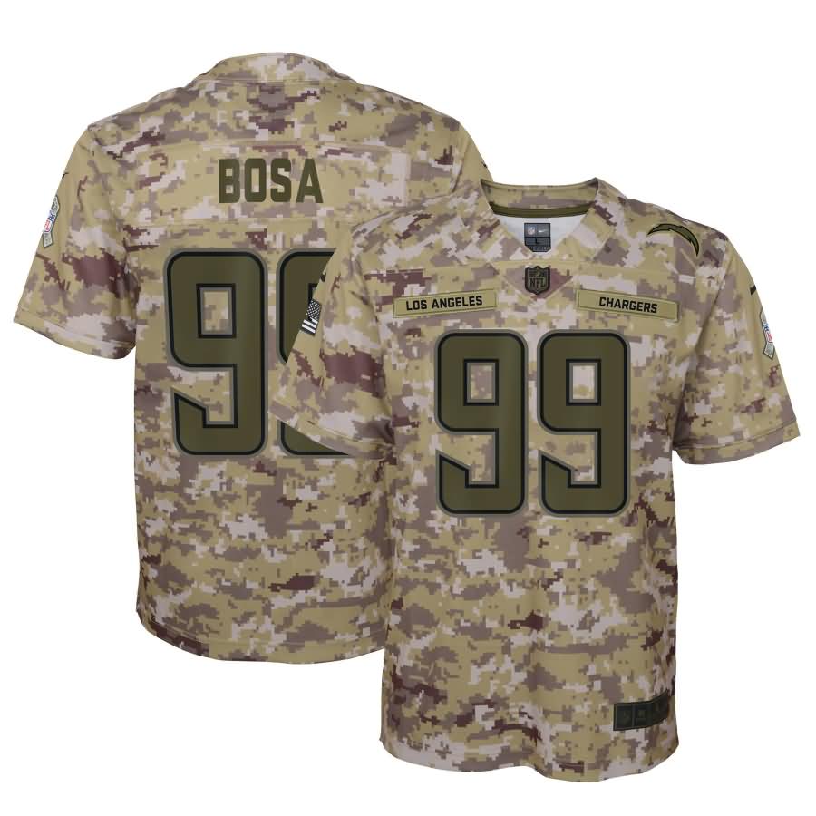 Joey Bosa Los Angeles Chargers Nike Youth Salute to Service Game Jersey - Camo