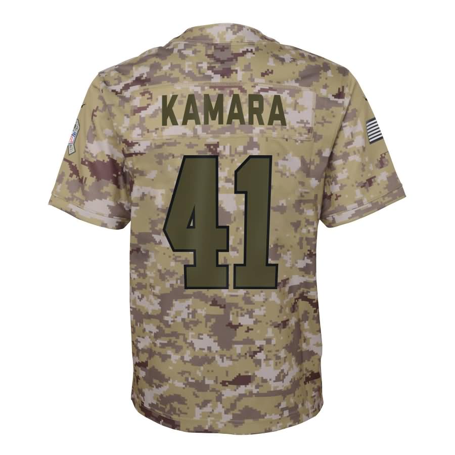 Alvin Kamara New Orleans Saints Nike Youth Salute to Service Game Jersey - Camo