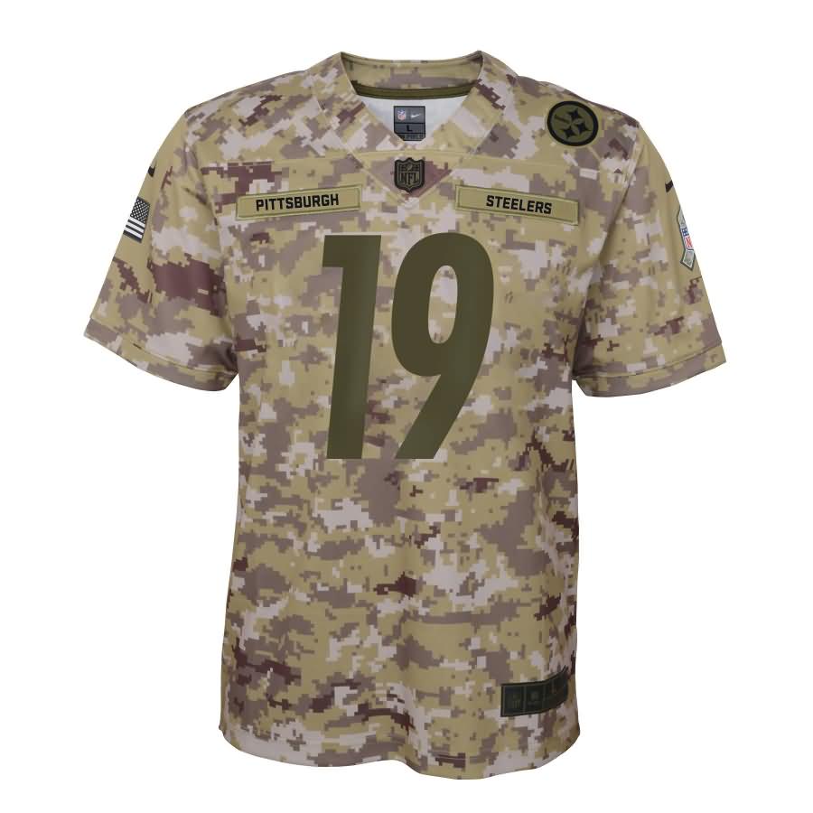JuJu Smith-Schuster Pittsburgh Steelers Nike Youth Salute to Service Game Jersey - Camo