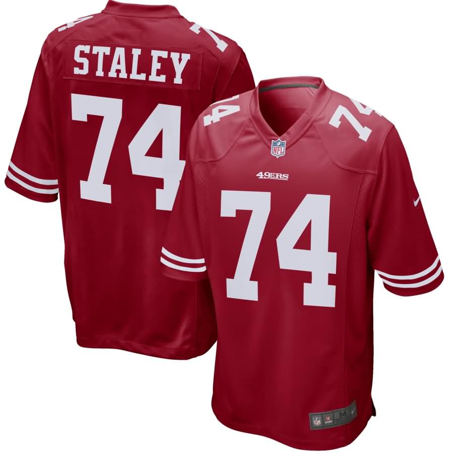Joe Staley San Francisco 49ers Nike Player Game Jersey - Scarlet