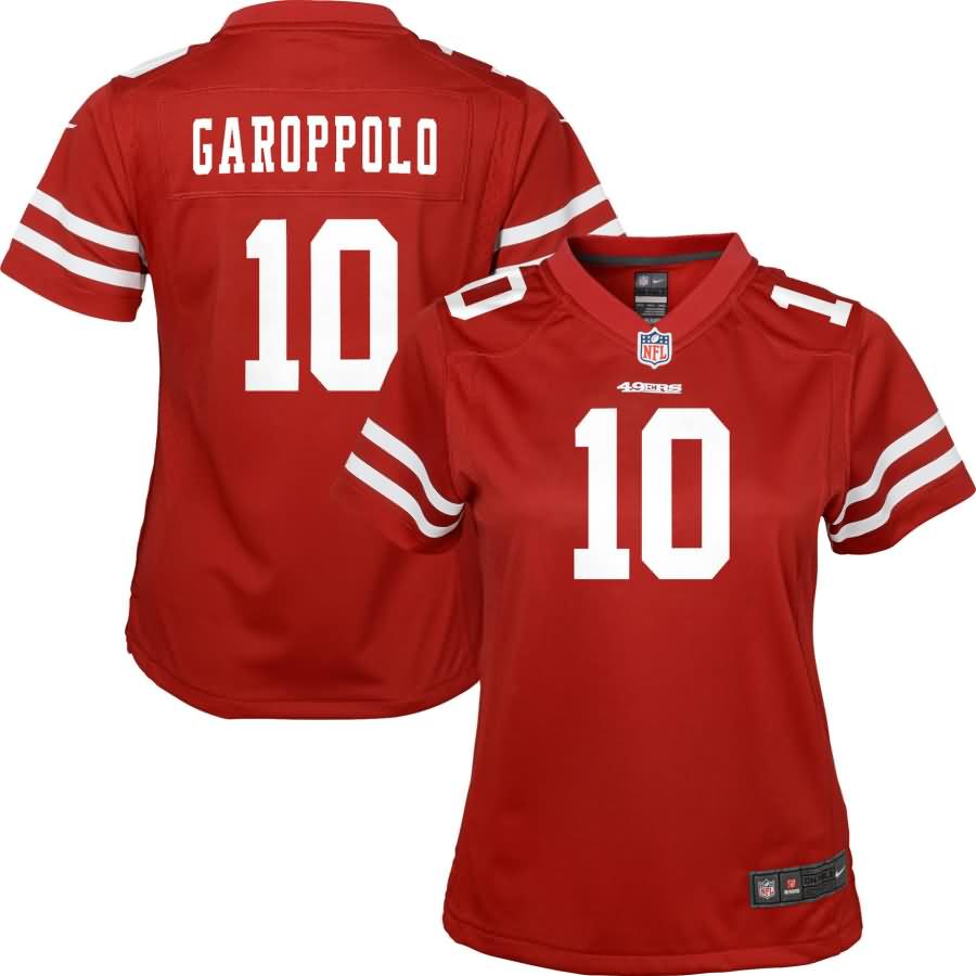 Jimmy Garoppolo San Francisco 49ers Nike Girls Youth Game Jersey - Scarlet