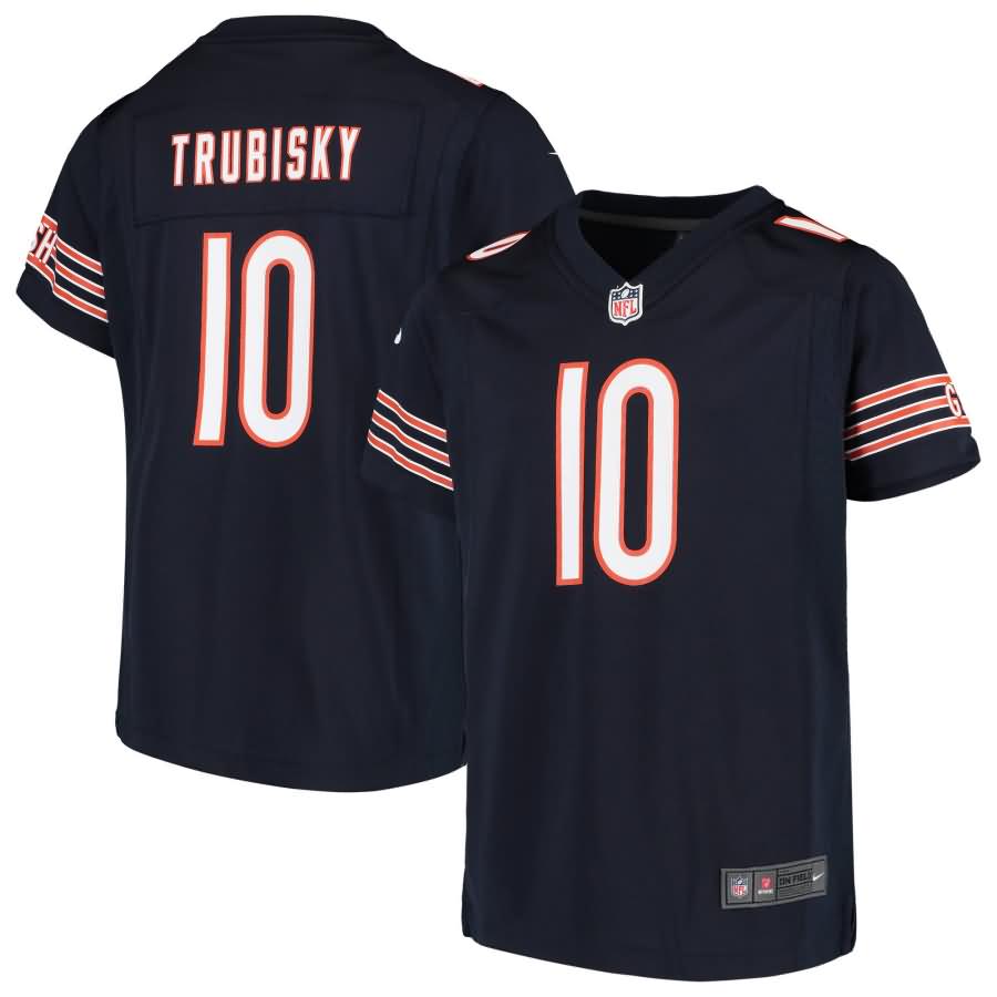 Mitchell Trubisky Chicago Bears Nike Girls Youth Game Jersey - Navy