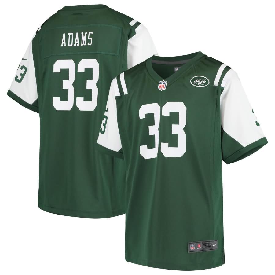 Jamal Adams New York Jets Nike Girls Youth Game Jersey - Green